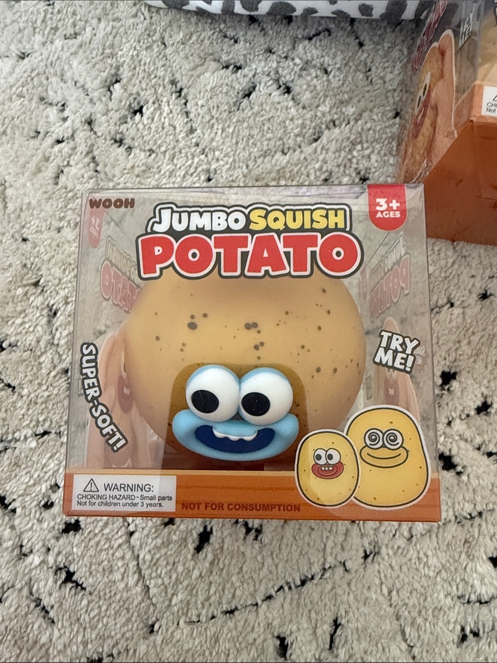 Jumbo squishy potato face